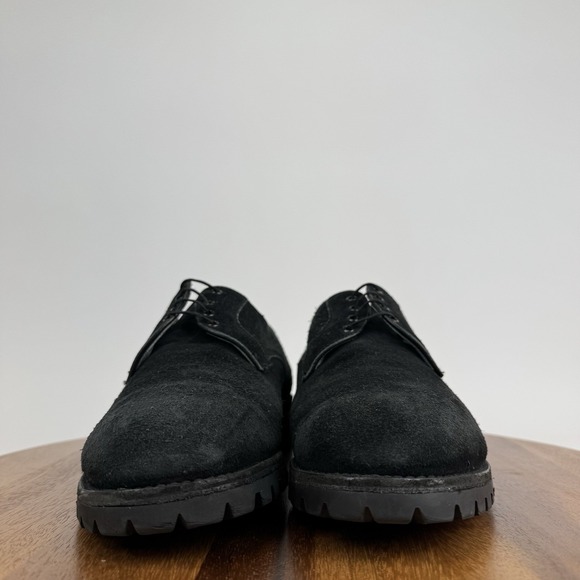 Mens Alden Black Suede Casual Plain Toe Vibram Sole Oxfords Shoes Size 10‎ B main image 7